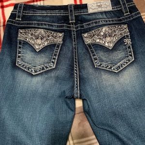 Miss Me mid rise/easy jeans. Size 30